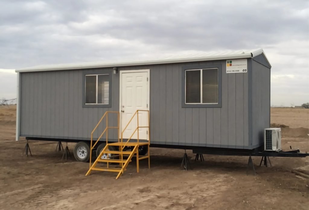 Oficinas 832 modular de la empresa Rentame, ideales para espacios de trabajo temporales.
