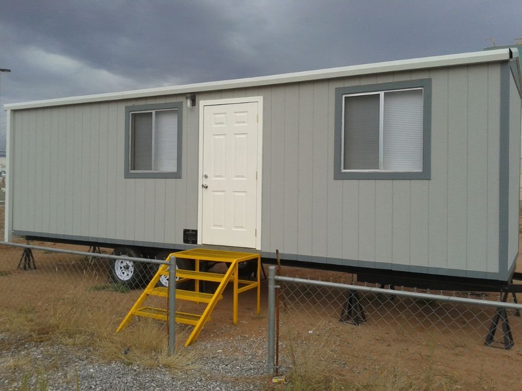 Oficinas 836 modular de la empresa Rentame, ideales para espacios de trabajo temporales.